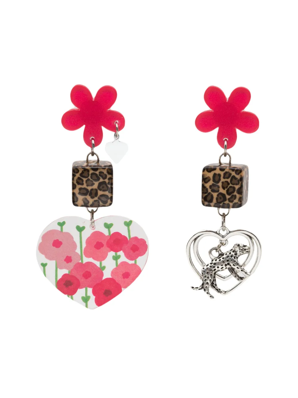 Amir Slama charm-detail drop earrings | Multicolour | Image 1