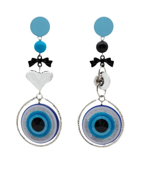 Amir Slama eye-motif drop earrings
