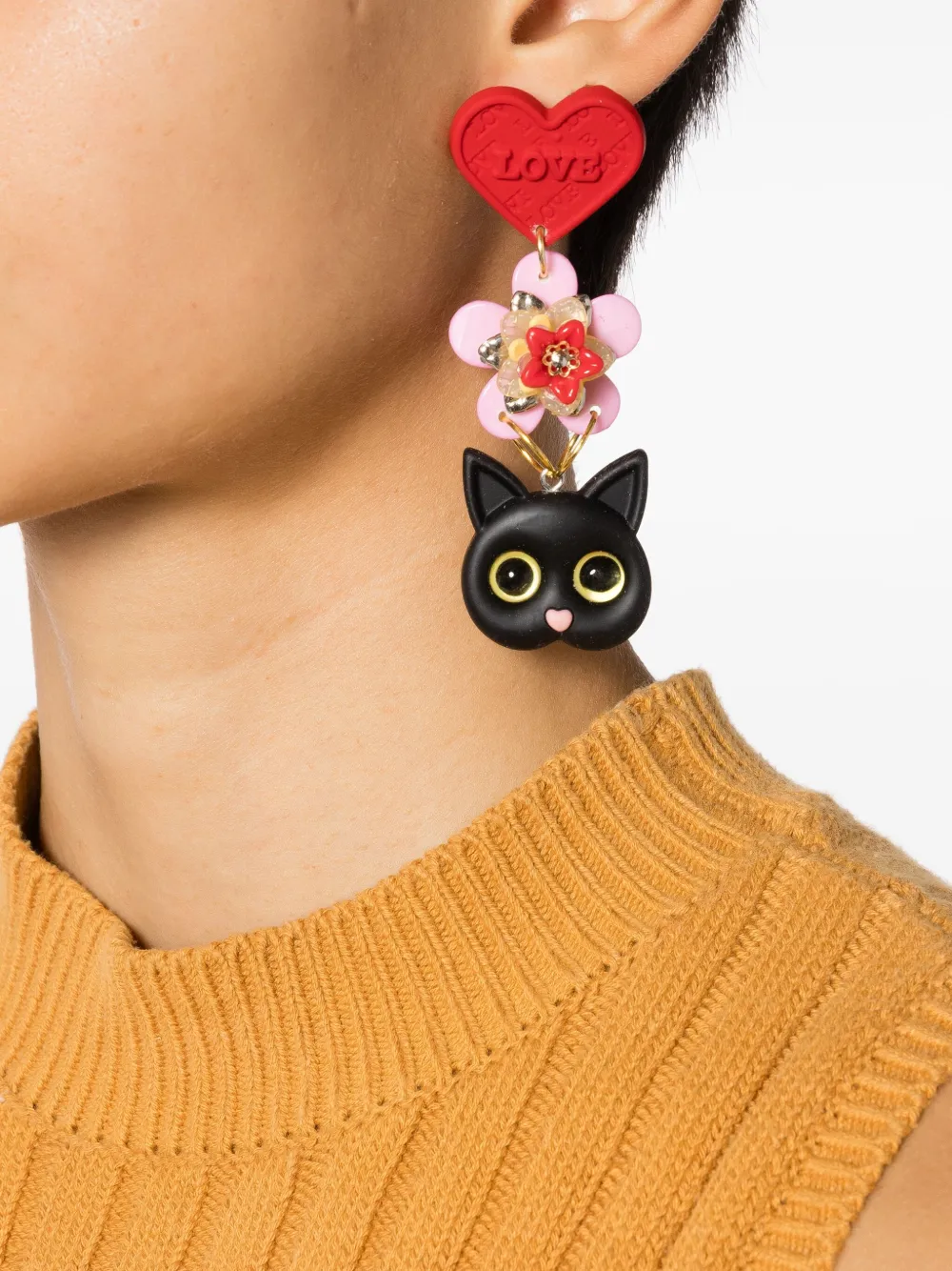 Amir Slama charm-embellished drop earrings | Image 2