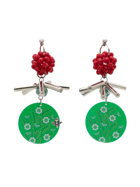 Amir Slama charm-appliqué drop earrings