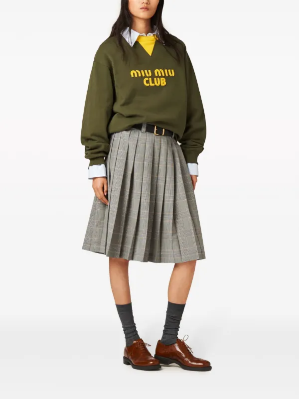 Miu Miu MIU MIU TOPS SWEATSHIRT W LOGO - Farfetch