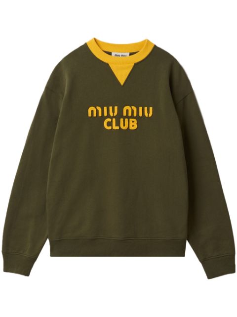 Miu Miu MIU MIU TOPS SWEATSHIRT W LOGO