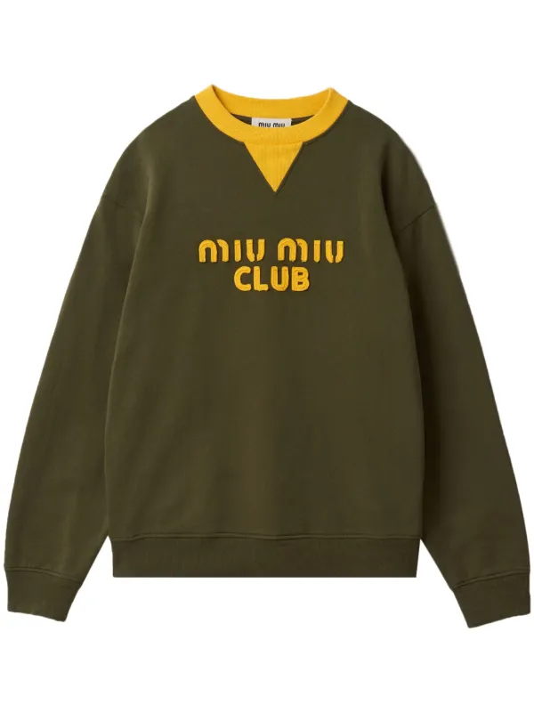 Miu Miu MIU MIU TOPS SWEATSHIRT W LOGO - Farfetch