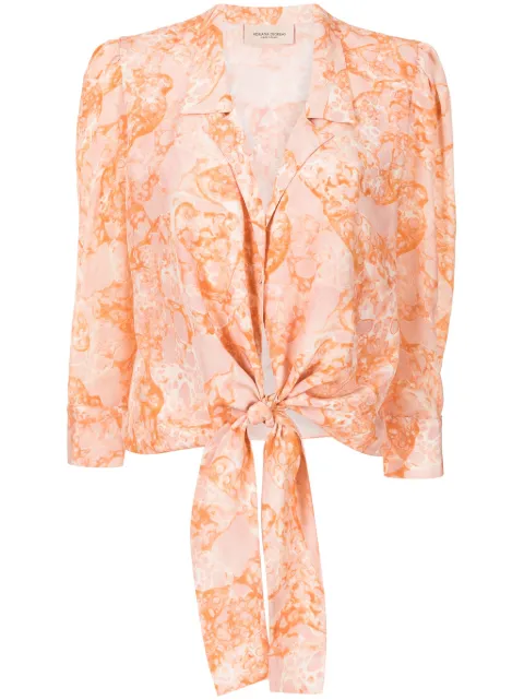 Adriana Degreas Blusa com estampa abstrata