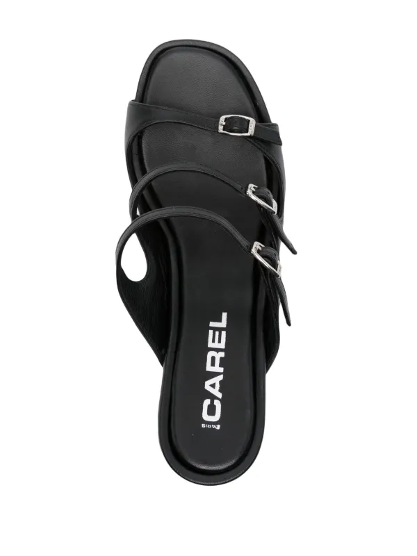 サンダル・ミュール CAREL PARIS Women Sandals 333011 81 black Carel Paris Kitty 70mm Sandals | Black | FARFETCH PT