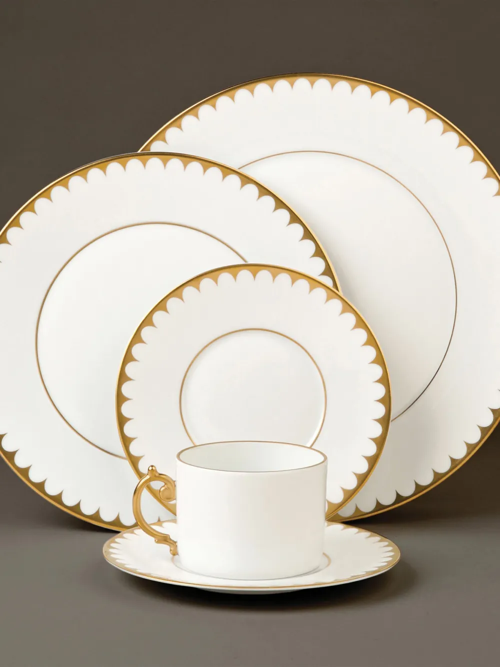  L'objet Aegean Filet Bread And Butter Plate (17cm) - White 