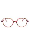 Etnia Barcelona Maze geometric-frame glasses - Pink