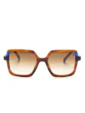 Etnia Barcelona Sarria square-frame sunglasses - Brown