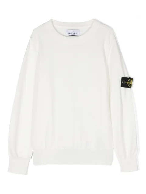 Stone Island Junior jersey con motivo Compass