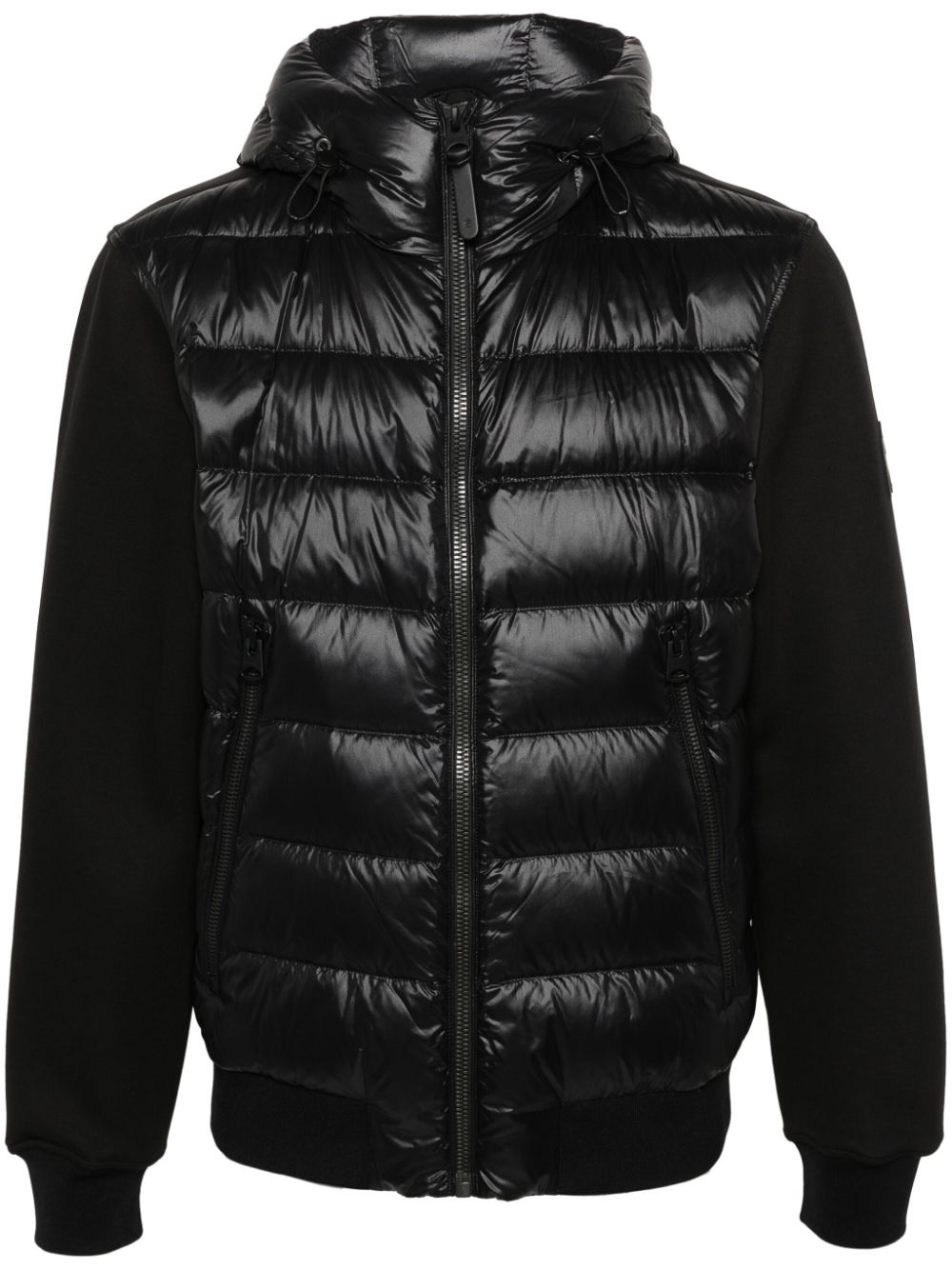 Shop Mackage Frank-r Hooded Jacket In Black