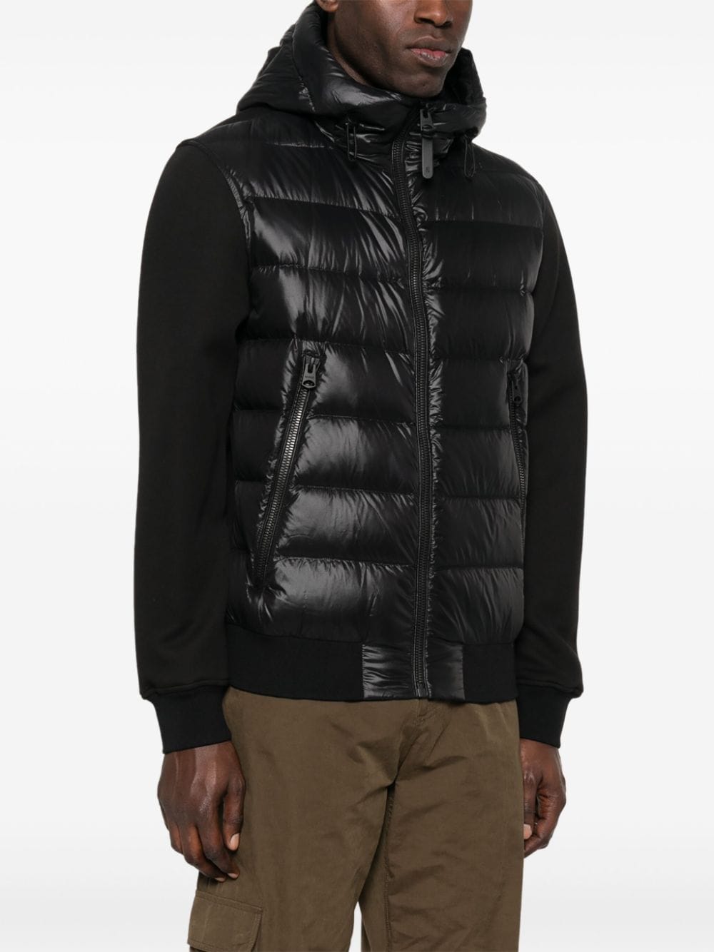 Shop Mackage Frank-r Hooded Jacket In Black