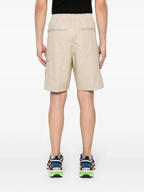 Stone Island コンパスモチーフ ショートパンツ | ニュートラル Stone Island コンパスモチーフ ショートパンツ | ニュートラル