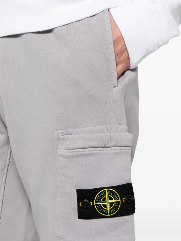 Stone Island コンパスモチーフ ショートパンツ | グレー | FARFETCH JP