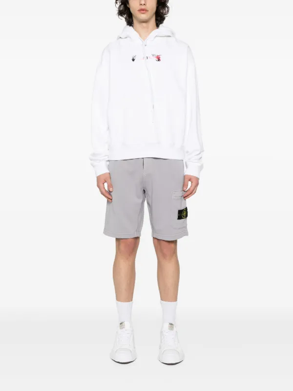 Stone Island コンパスモチーフ ショートパンツ | グレー | FARFETCH JP