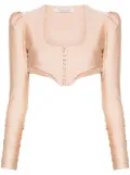 Philosophy Di Lorenzo Serafini pleated crop top - Neutrals