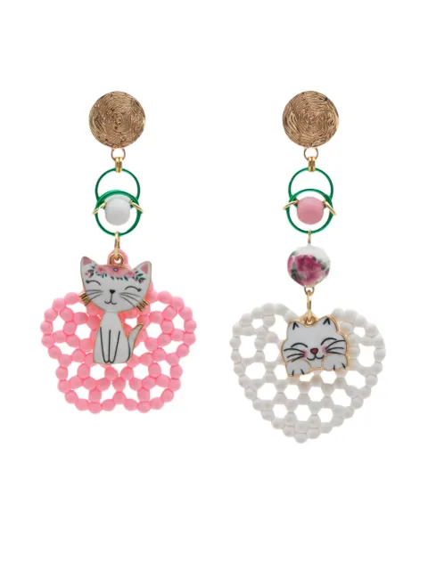 Amir Slama charm-appliqué drop earrings