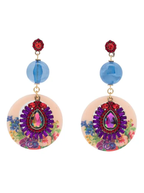Amir Slama crystal-embellished drop earrings