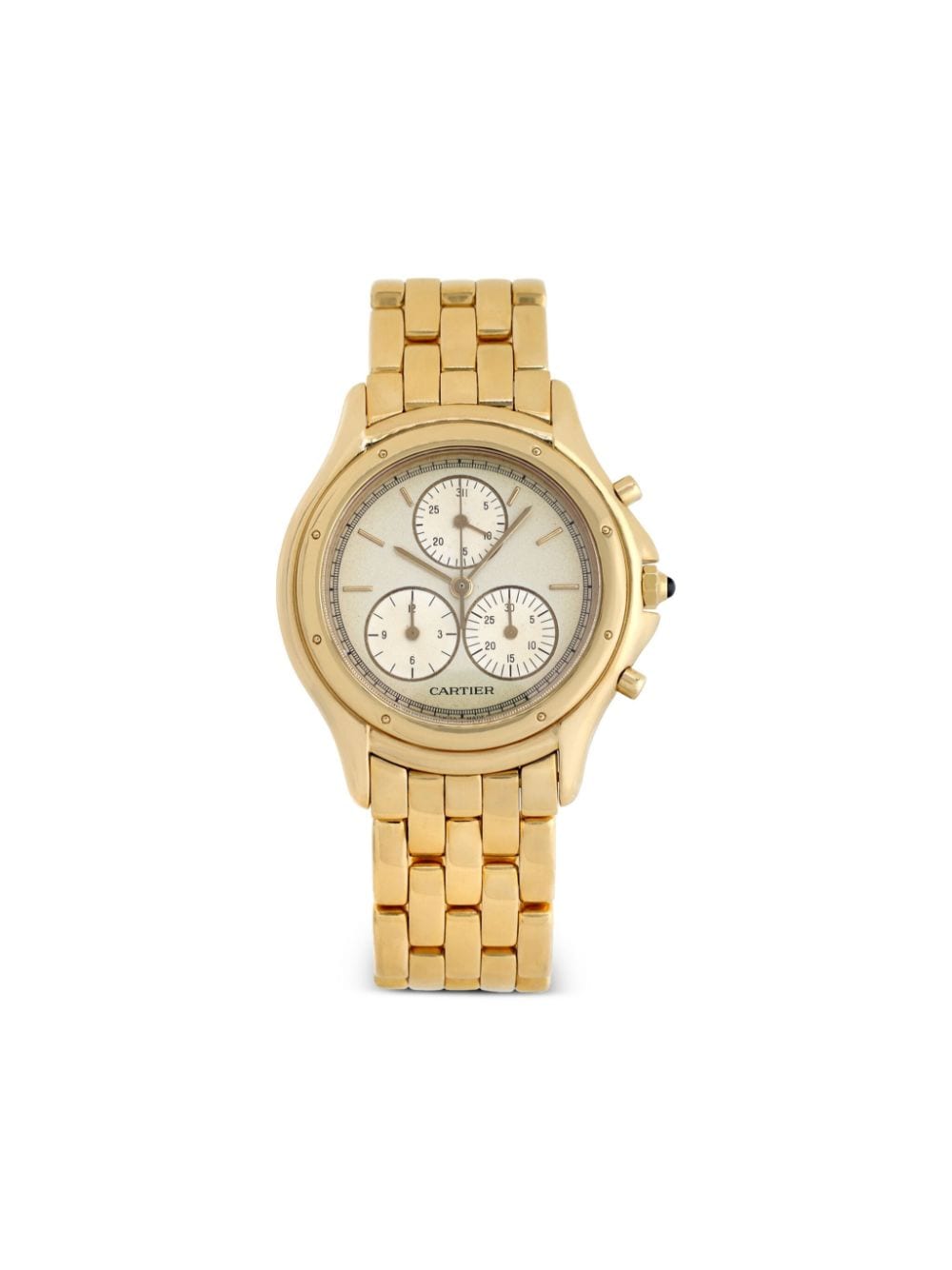 Pre-owned Cartier  Cougar 33mm In Gold