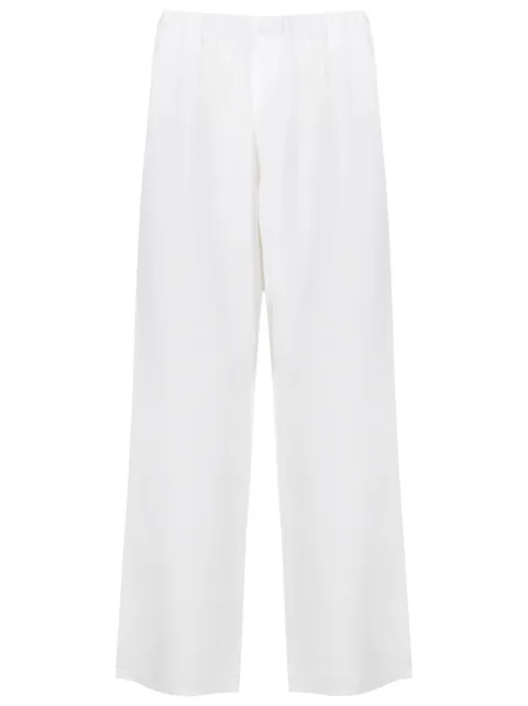 Amir Slama elasticated-waistband linen-blend trousers