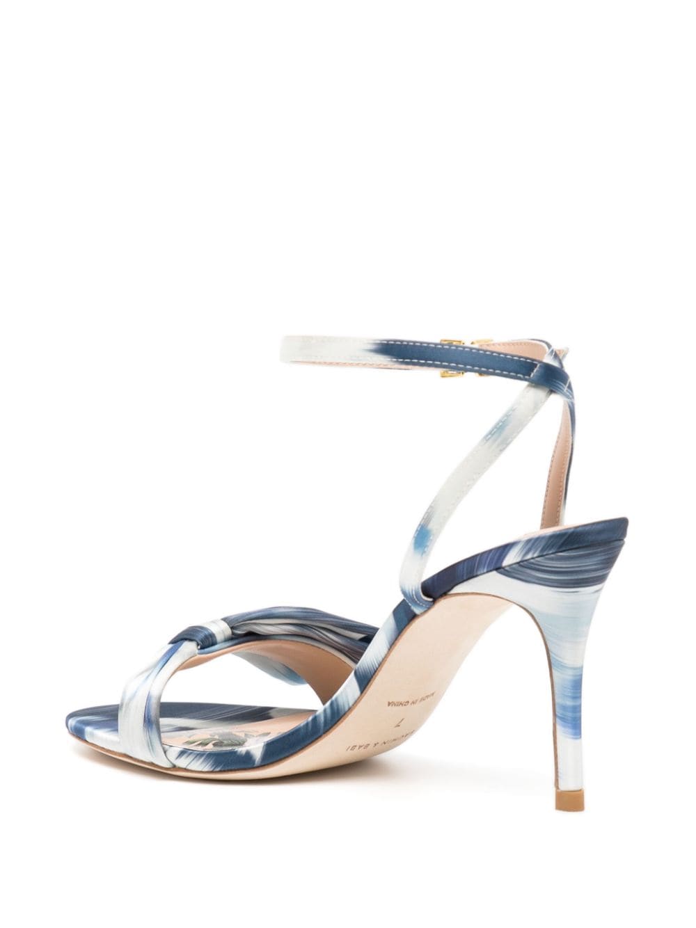 Shop Sachin & Babi Chelsea 90mm Bow-detail Sandals In Blue