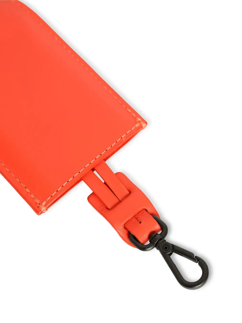 Osklen Leather Keychain In Orange
