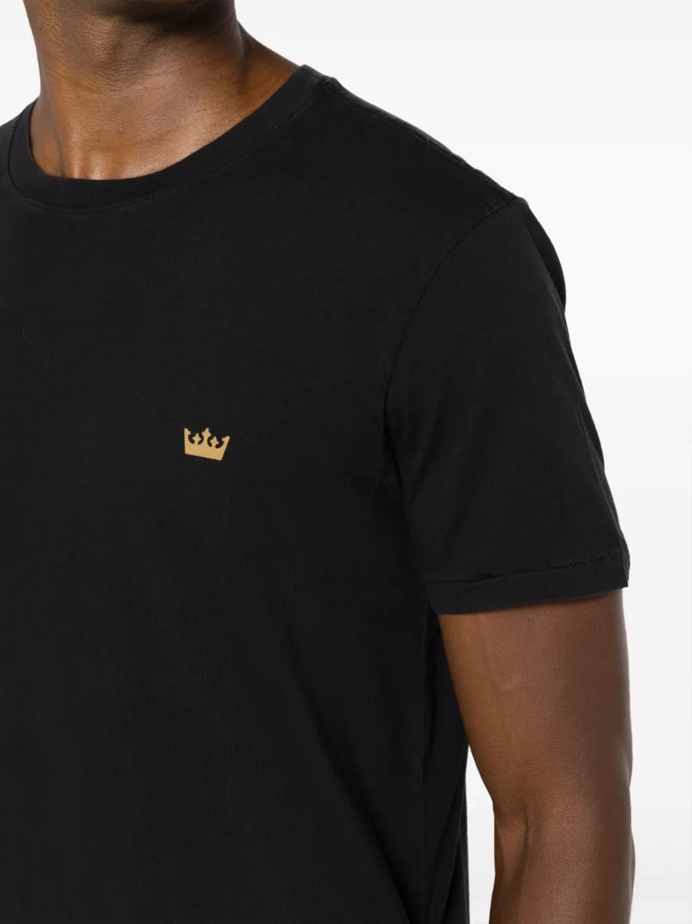 Osklen Katoenen T-shirt met logoprint Zwart