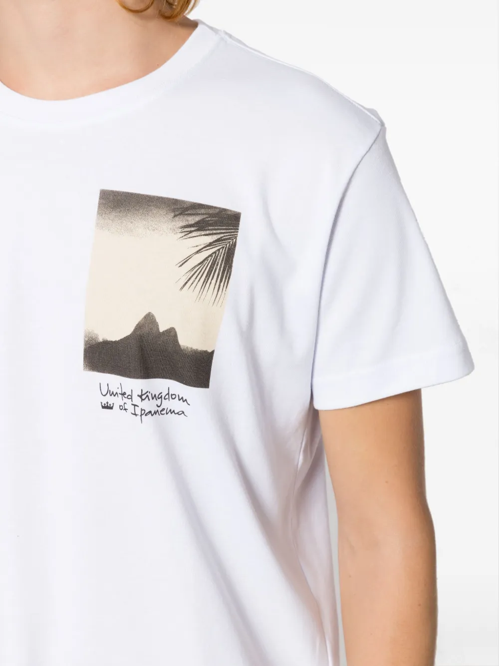 Osklen Katoenen T-shirt met grafische print Wit