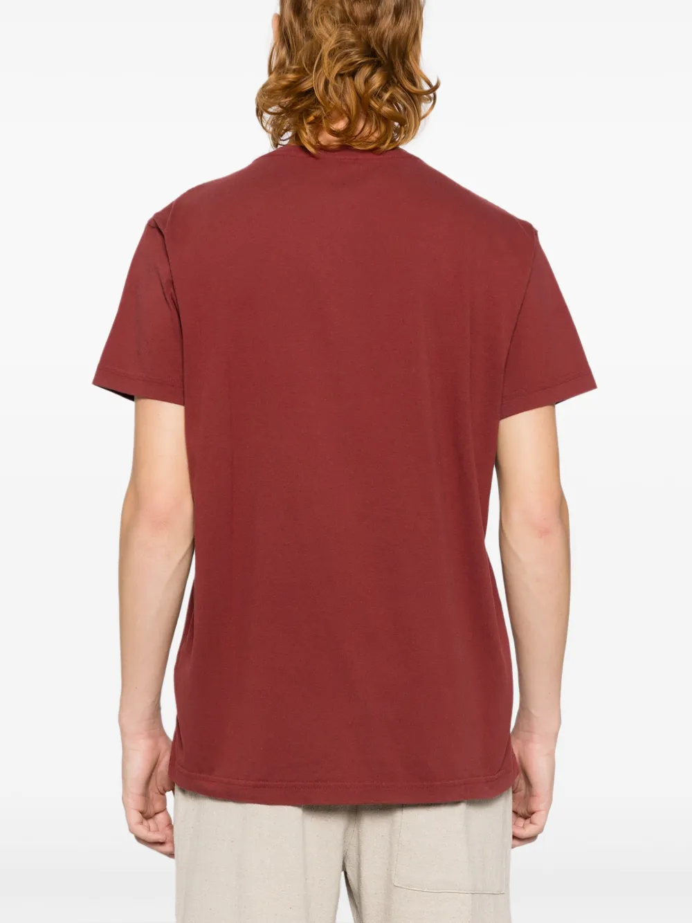 Osklen T-shirt met grafische print Rood
