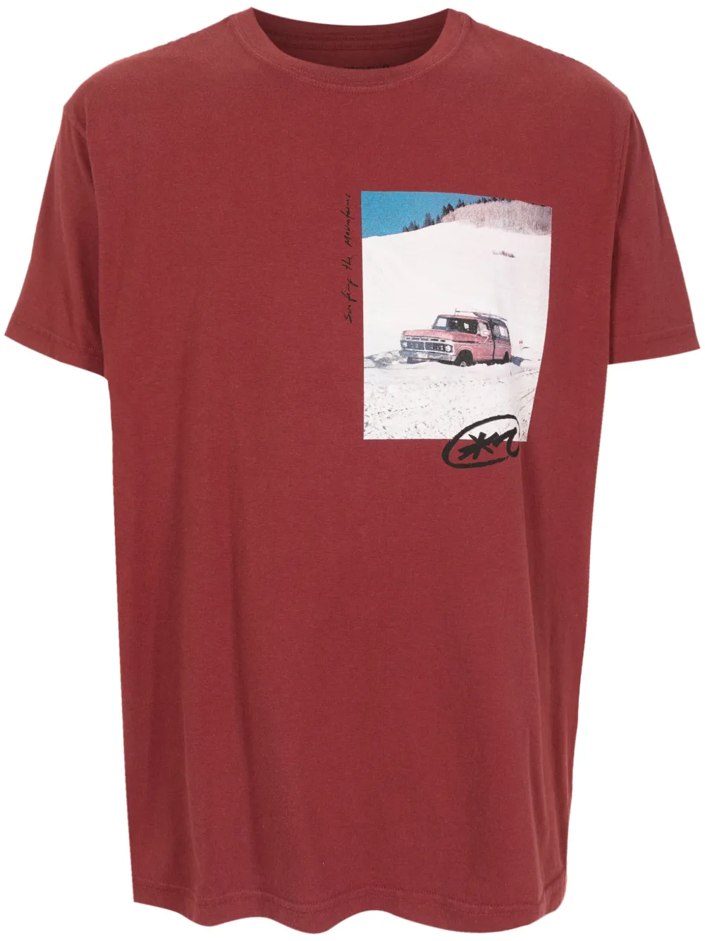 Osklen Camiseta com estampa gráfica | Vermelho | Image 1
