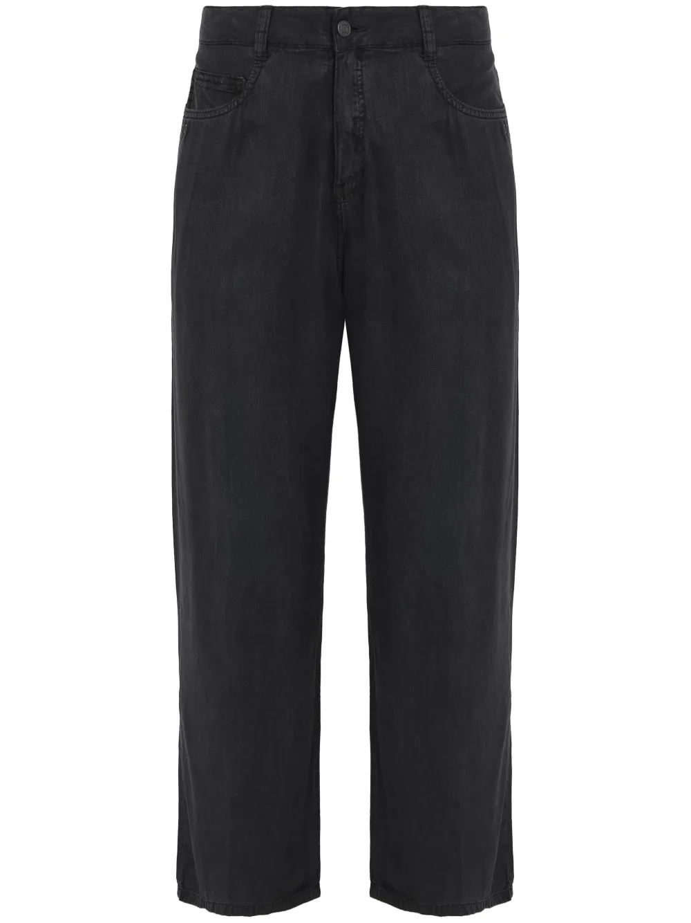 Osklen Calça reta de liocel | Preto | Image 1
