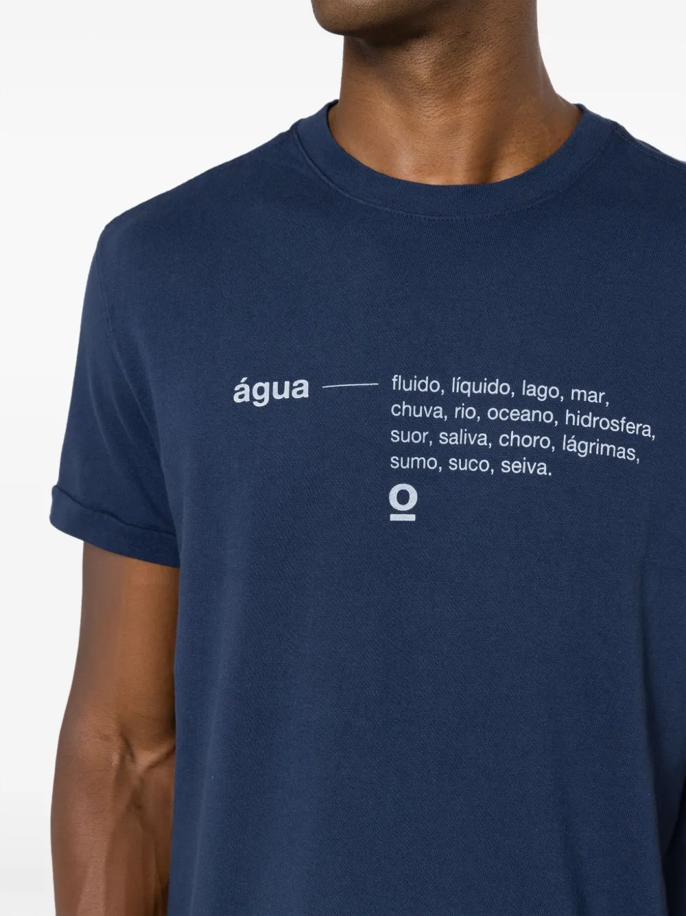 Osklen T-shirt met tekst Blauw