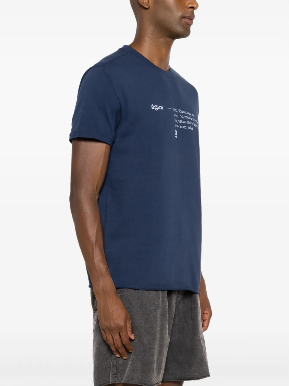 Osklen T-shirt met tekst Blauw