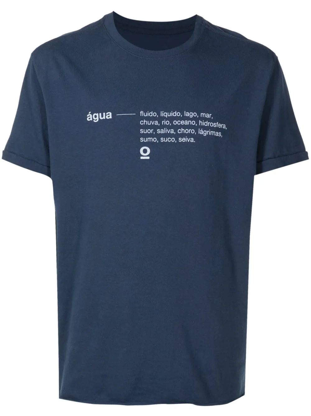 Osklen Camiseta com estampa de texto | Azul | Image 1
