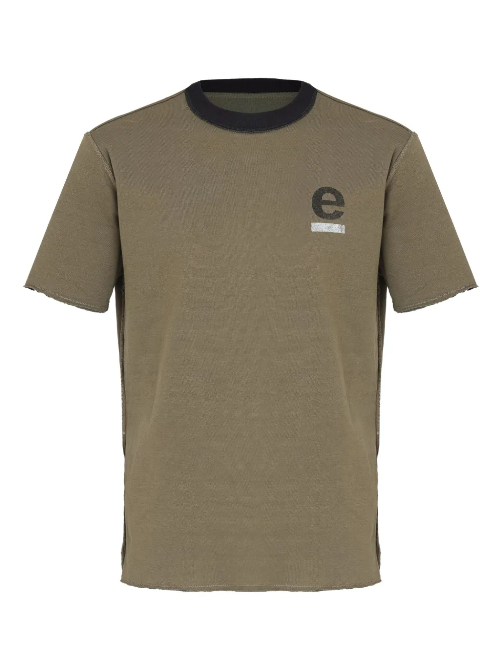 Osklen Omkeerbaar T-shirt met print Groen