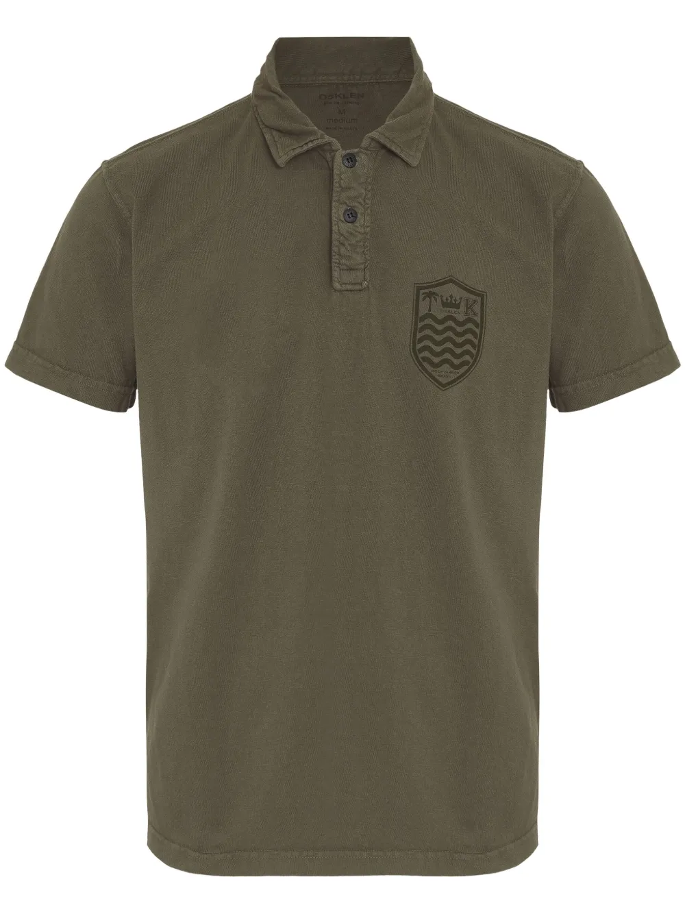 Osklen рубашка поло с логотипом | зеленый | Image 1