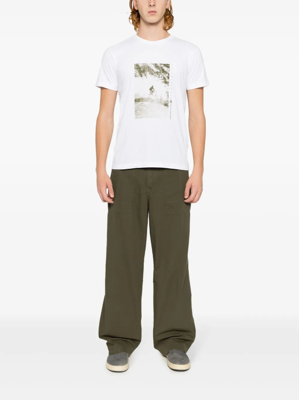 Osklen Katoenen T-shirt met grafische print Wit