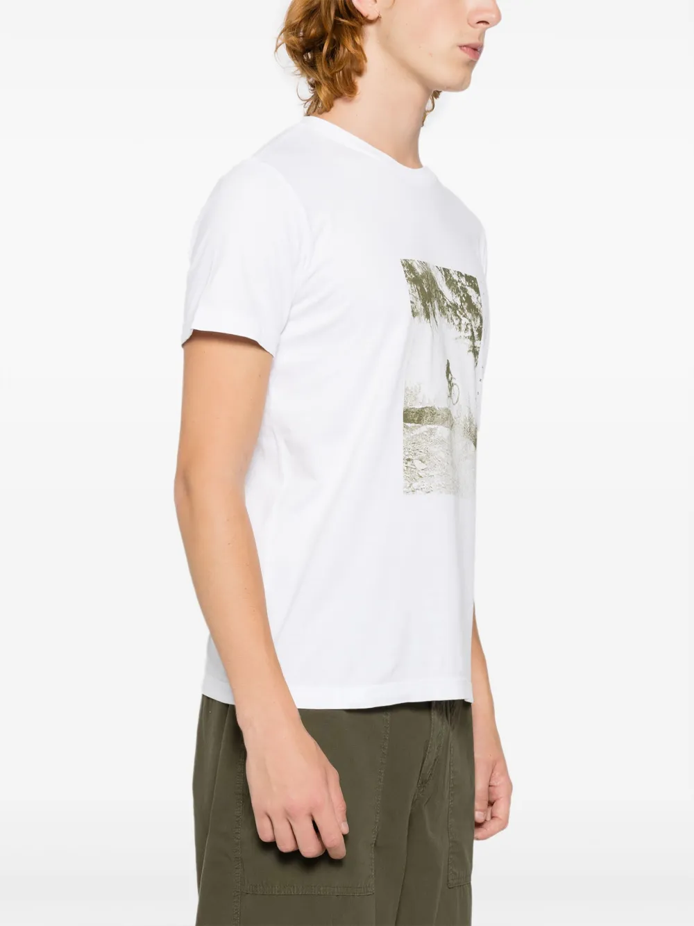 Osklen Katoenen T-shirt met grafische print Wit