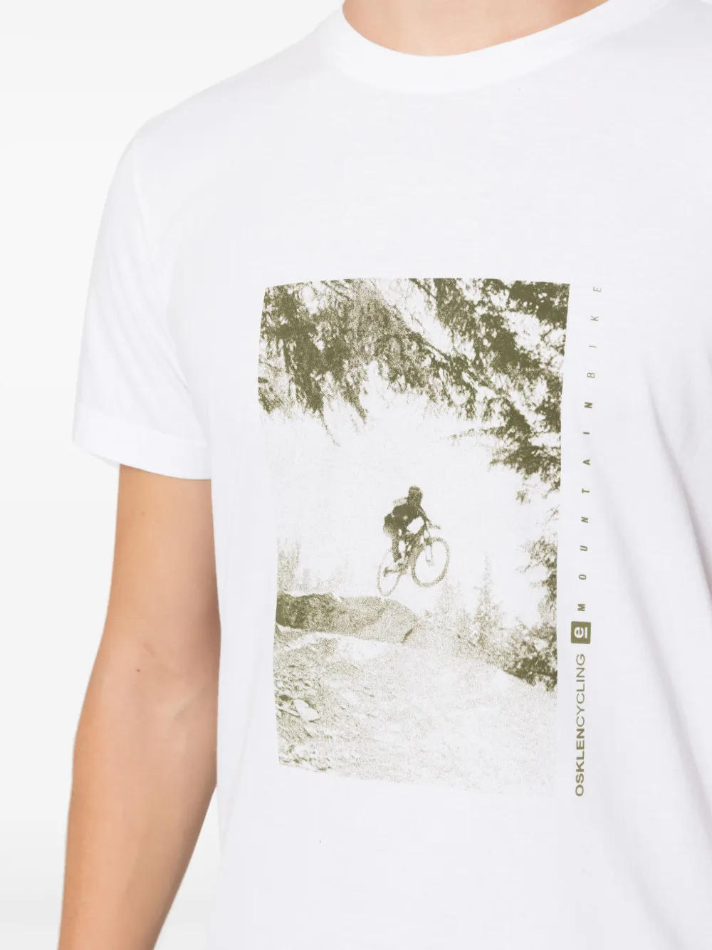 Osklen Katoenen T-shirt met grafische print Wit