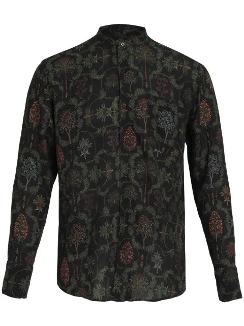 Osklen Camisa com estampa de árvore