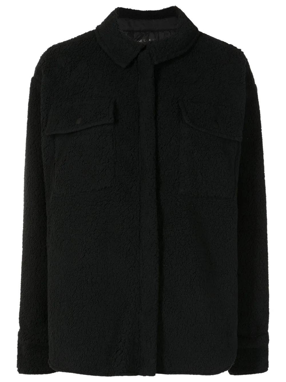 Osklen Jaqueta de fleece com bolso | Preto | Image 1