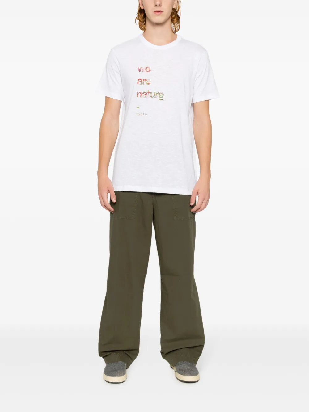 Osklen Katoenen T-shirt met tekst - Wit