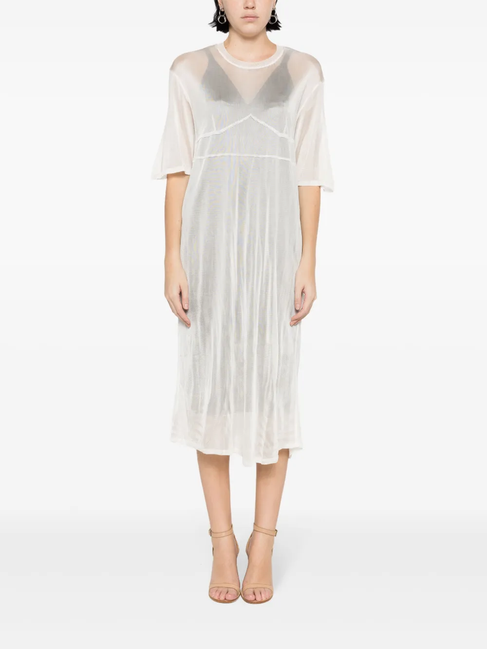 Osklen Vestido midi com sobreposição | Vestido casual | Image 2