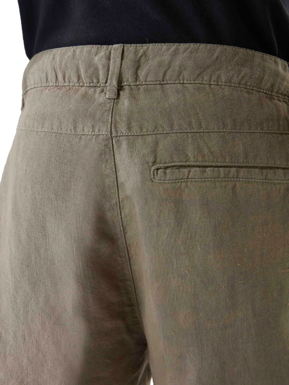 Osklen Linen Shorts In Gray