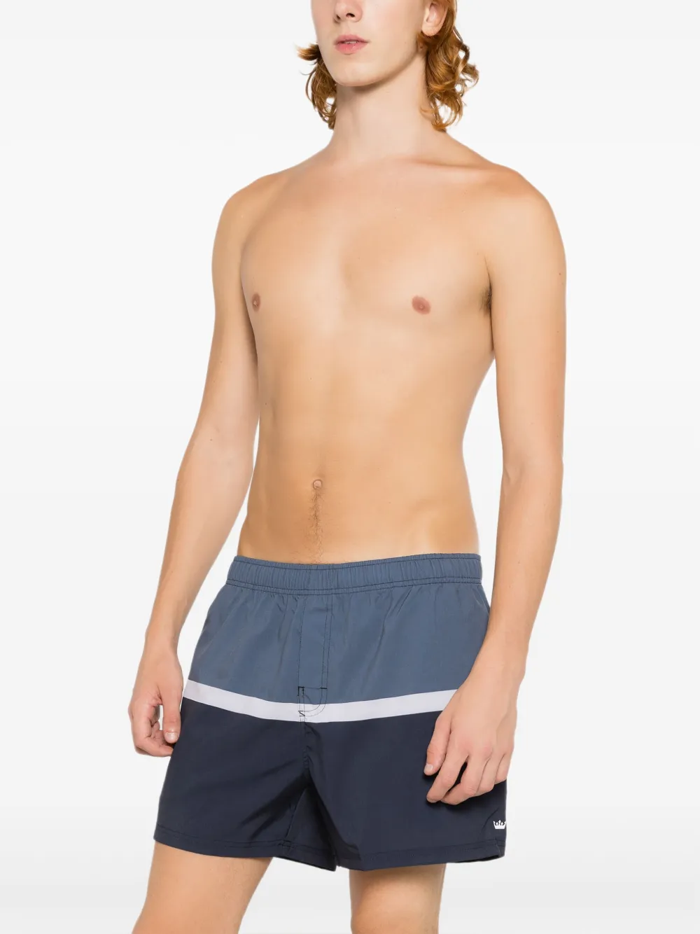 Osklen Zwembroek met colourblocking Blauw