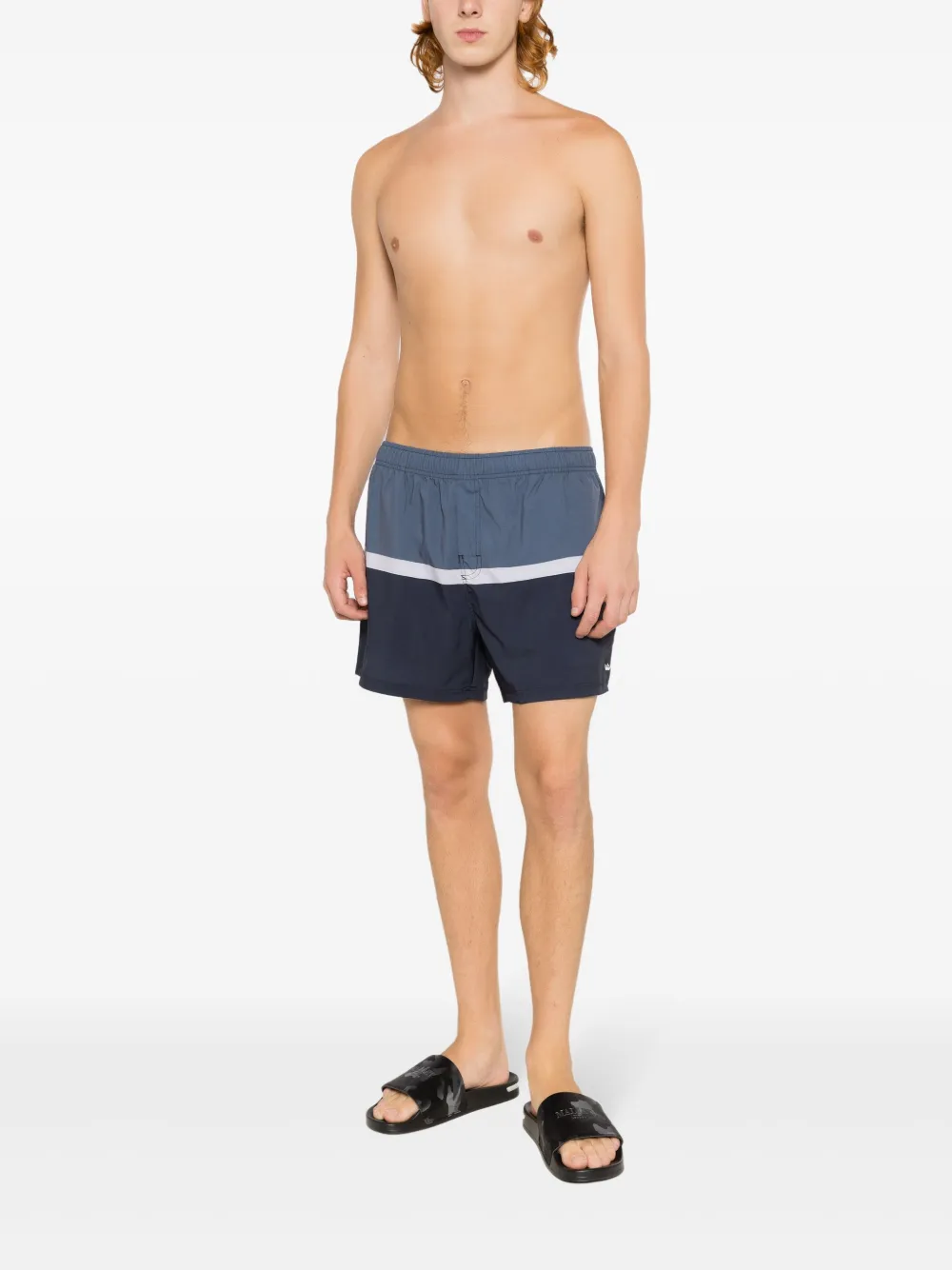 Osklen Zwembroek met colourblocking Blauw
