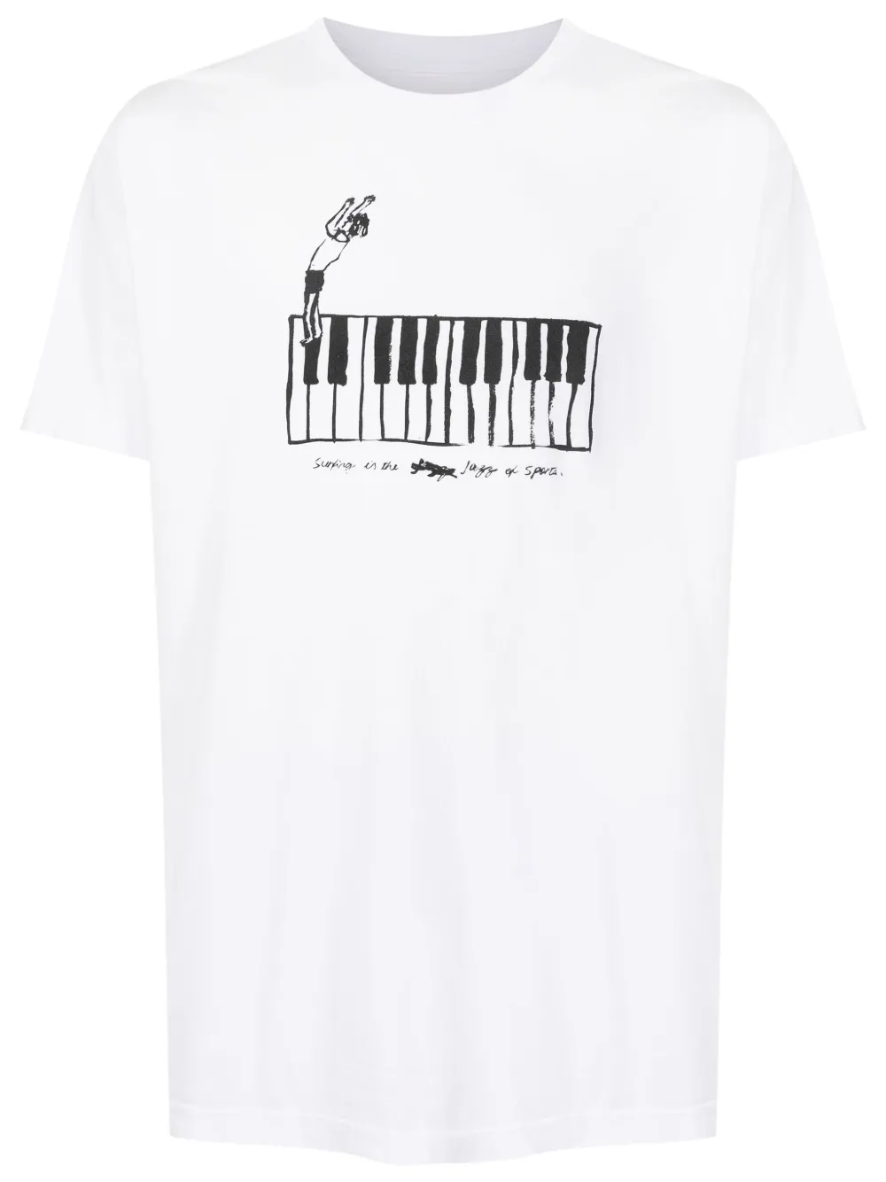 Osklen Camiseta com estampa sketch | Branco | Image 1