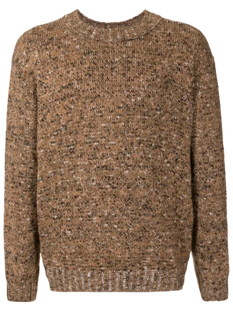 Osklen crew-neck speckle-knit jumper
