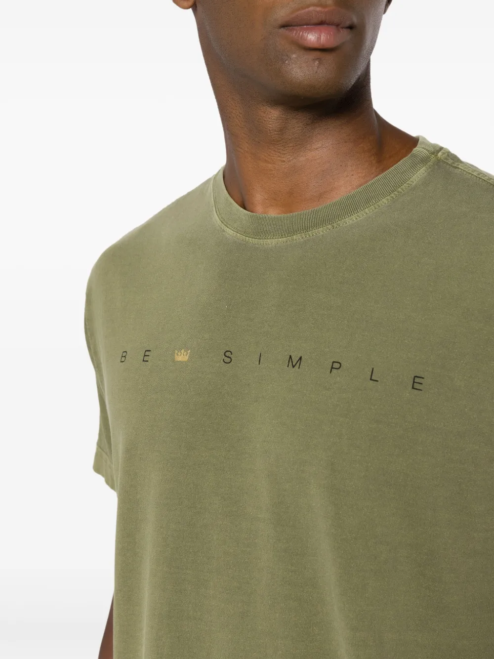 Osklen T-shirt met print Groen
