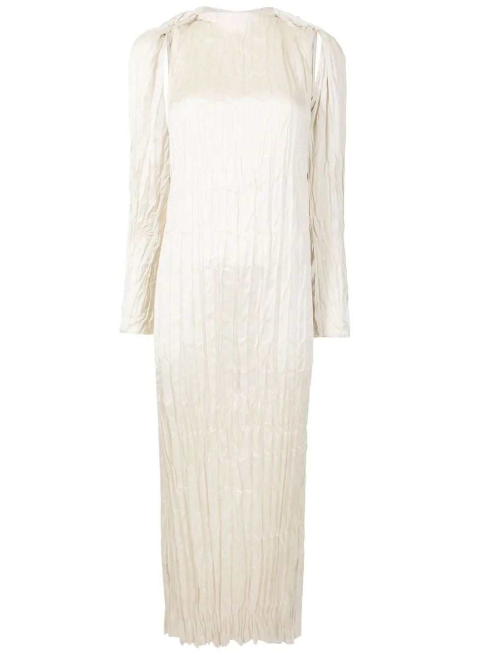 Osklen Satijnen maxi-jurk Beige