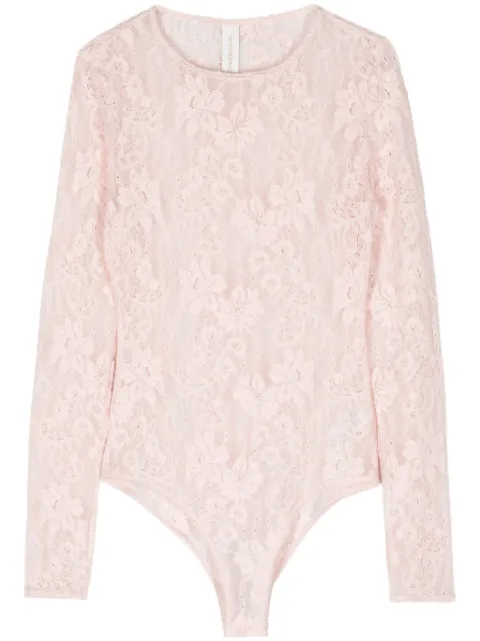 ZIMMERMANN floral-lace long-sleeve body